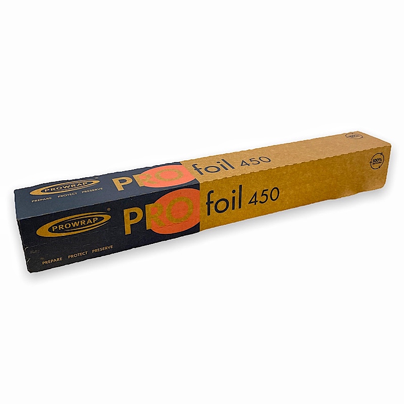 FLRL6715SINGLE - Quality Professional Aluminium Foil On A Roll 450mm x 75m x 1
